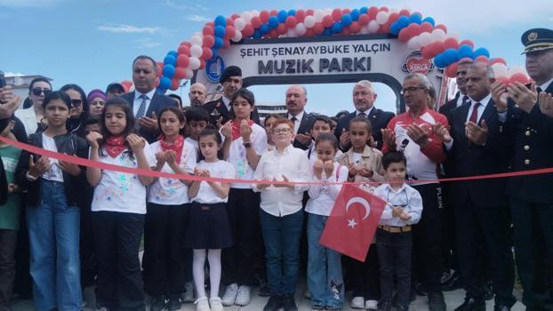 Çorum'da 'Şehit Şenay Aybüke Yalçın Müzik Parkı' açıldı