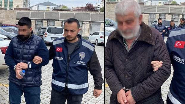 Samsun’da tefecilik iddiasıyla baba ve oğluna gözaltı