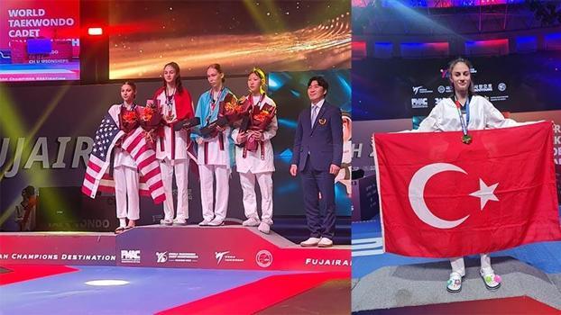 Sena Yılmaz, taekwondoda dünya şampiyonu oldu