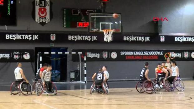 Beşiktaş ve Batman basketbol takımları farkındalık için sahaya çıktı