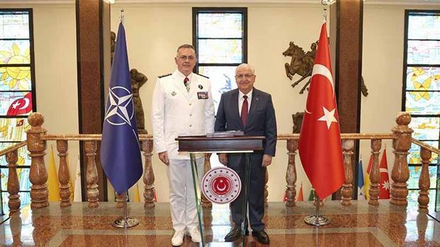 Bakan Güler, NATO Müttefik Dönüşüm Yüksek Komutanı Vandier'i kabul etti