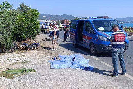 Çöp konteynerine çarpan motosikletin sürücüsü öldü