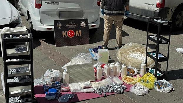 İzmir'de sahte vücut geliştirme ilaçları ele geçirildi: 1 tutuklama