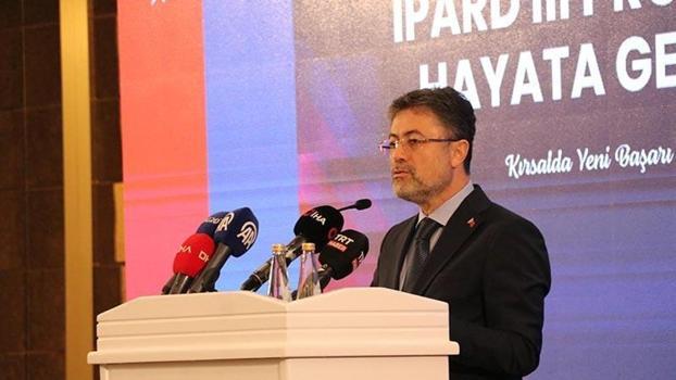 Bakan Yumaklı: 329 projeye 3,6 milyar TL hibe desteği sağlanacak