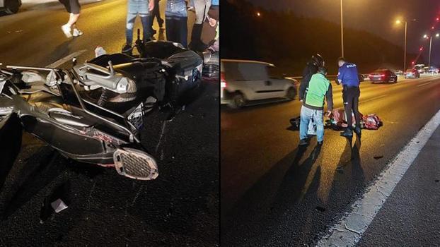 FSM Köprüsü girişinde motosiklet kazası: 1 ölü 3 yaralı