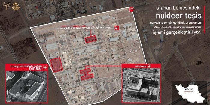 İsrail Ordusu, İran'ın İsfahan bölgesindeki nükleer tesise saldırdı