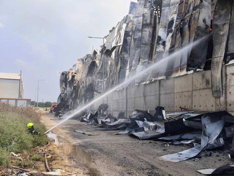 Mersin'de pamuk deposunda yangın/Ek fotoğraflar