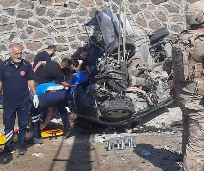 Tunceli'de otomobiller çarpıştı: 2'si ağır 7 yaralı