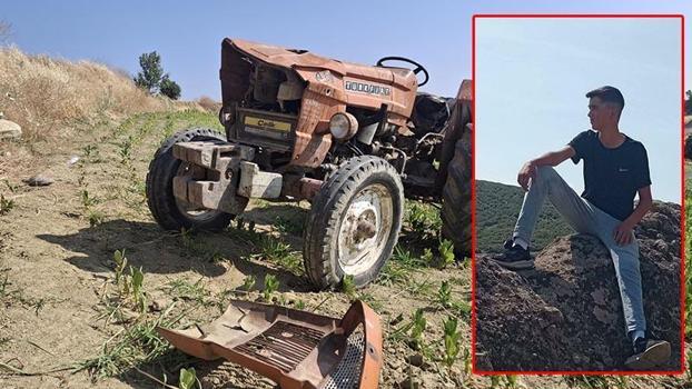 Traktör, tarlaya uçtu; 16 yaşındaki Yusuf öldü