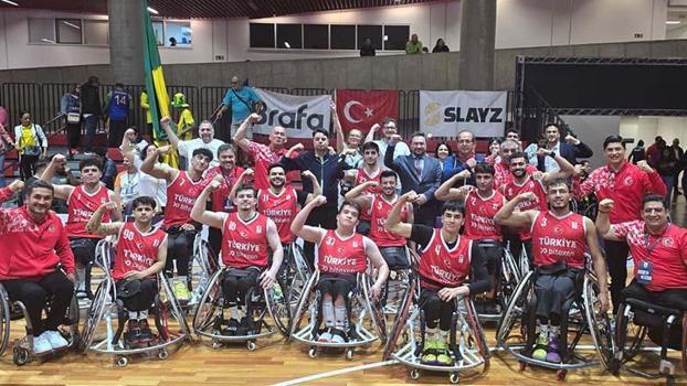 U23 Tekerlekli Sandalye Basketbol Milli Takımı, çeyrek finale yükseldi
