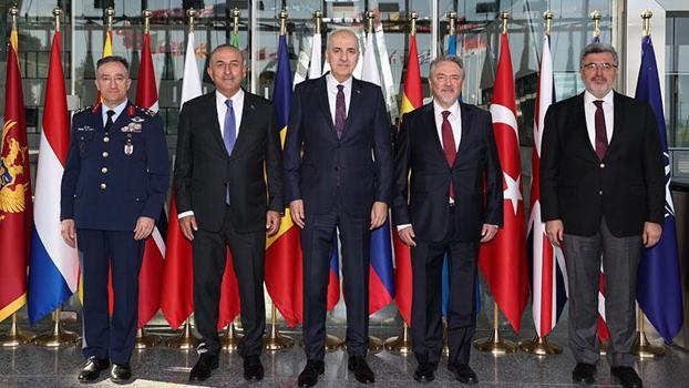 TBMM Başkanı Kurtulmuş, Türkiye’nin NATO Daimi Temsilciliği’ni ziyaret etti