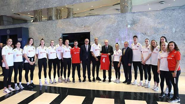 Cumhurbaşkanı Erdoğan Filenin Sultanları'nı kabul etti