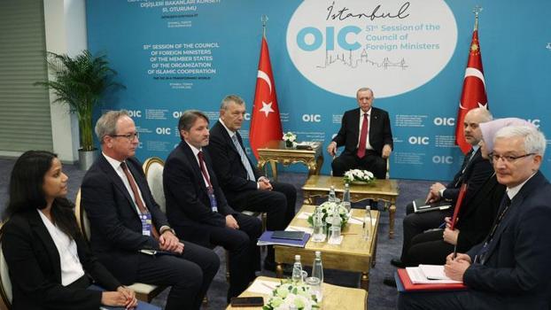 Cumhurbaşkanı Erdoğan'dan peş peşe önemli görüşmeler