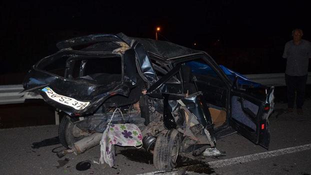 Kütahya’da iki otomobil çarpıştı: 1 ölü, 3 yaralı