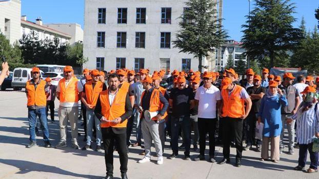 Bolu'da kamu işçilerinden 'zam' protestosu