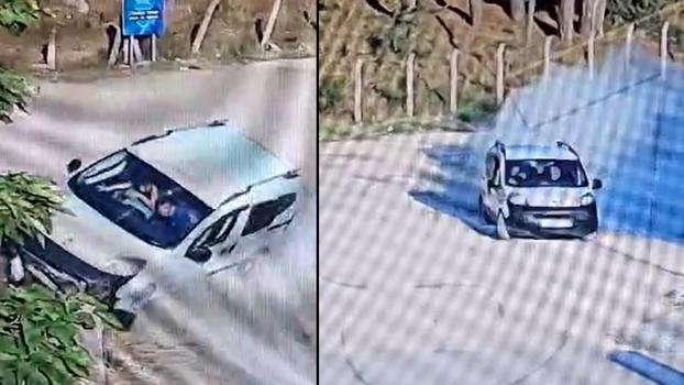Drift yaparken duvara çarpan sürücüye 46 bin lira ceza