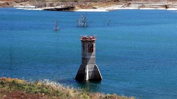 Tekirdağ'daki barajlarda doluluk oranı düştü, Naipköy dip seviyeyi gördü