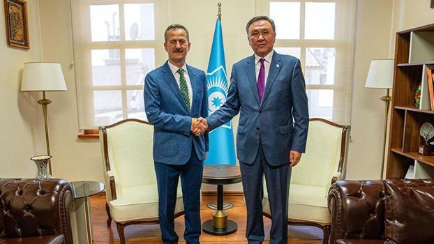Haluk Görgün, TDT Genel Sekreteri Omuralıev ile görüştü