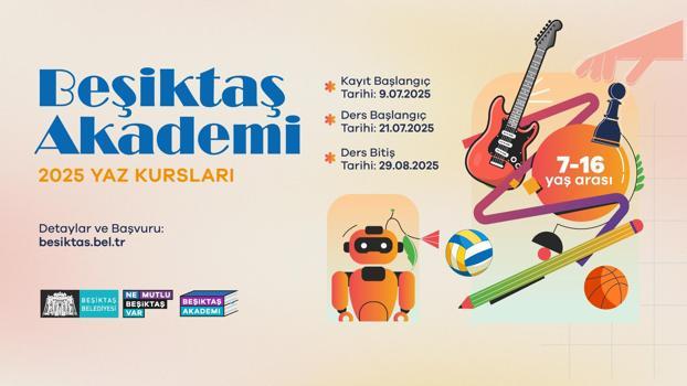 Beşiktaş Akademi'de 2025 dönemi ücretsiz yaz kursları başlıyor