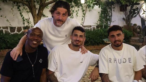 Trabzonspor’da teknik heyet ve futbolcular yemekte bir araya geldi