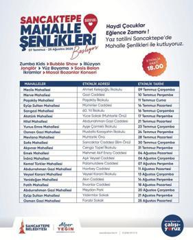 Sancaktepe’de mahalle şenlikleri devam ediyor