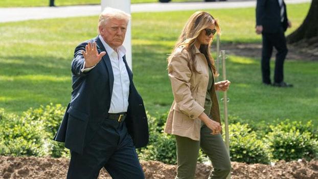 Trump, Texas'ta incelemelerde bulundu