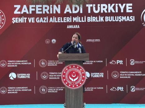 Ankara’da 'Zaferin Adı Türkiye: Şehit ve Gazi Aileleri Milli Birlik Buluşması'