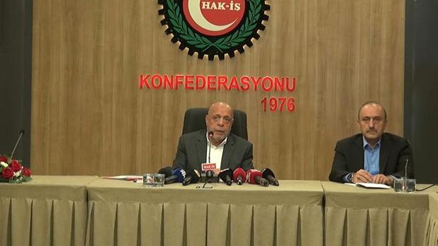 HAK-İŞ Genel Başkanı Arslan: Almadığımız ücretin borçlusu durumuna düştük