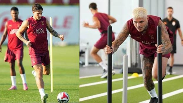 Galatasaray hazırlıklarını sürdürdü