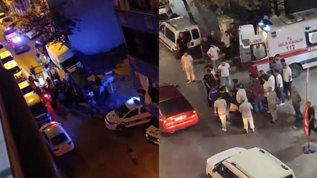 Sultangazi'de yaşanan kavgalar kamerada: 2 kişi yaralandı