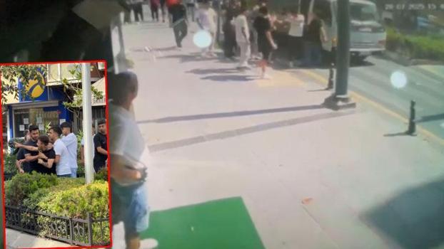 Kağıthane'de yolu kapatan nakliyeciye esnaftan meydan dayağı; o anlar kamerada