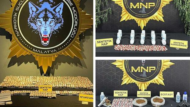 Malatya'da uyuşturucu operasyonunda 9 tutuklama