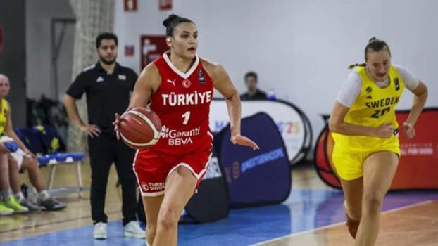 FIBA 20 Yaş Altı Kızlar Avrupa Şampiyonası'nda Milli Takım, İsveç’i mağlup etti