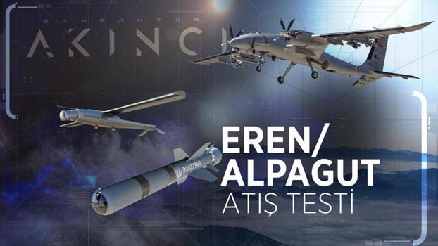 ALPAGUT, test atışında hedefi başarıyla vurdu