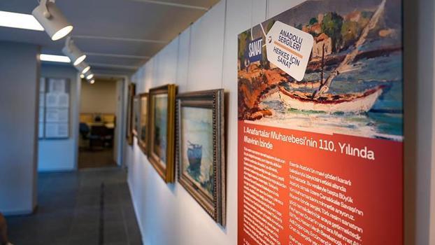 İş Sanat’ın ‘Mavinin İzinde’ sergisi, Gelibolu’da sanatseverlerle buluştu