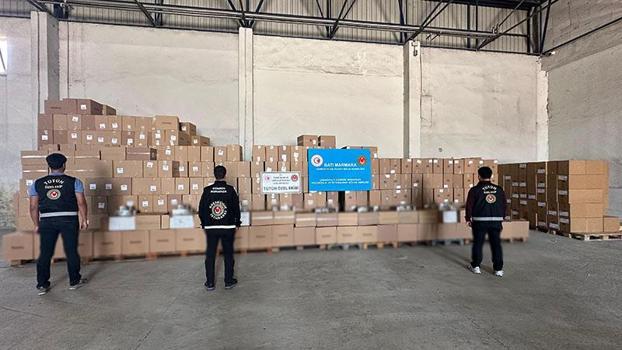 Gümrük muhafaza ekipleri 51 milyon makaron ele geçirdi