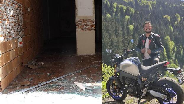 Boş dükkana dalan motosikletin sürücüsü öldü