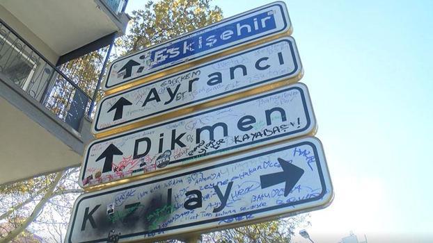 Kızılay tabelası, 3'üncü kez yenilendi