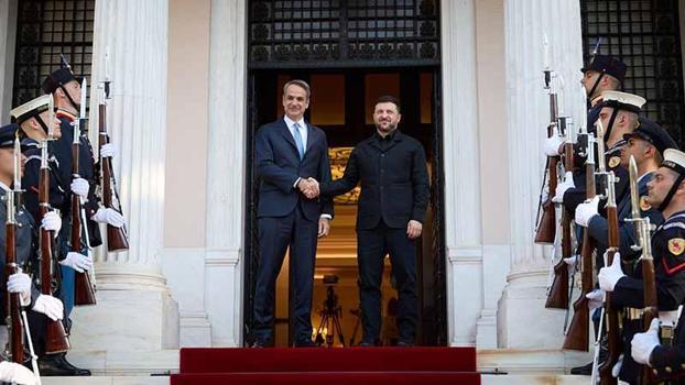 Zelenskiy, Yunanistan Başbakanı Miçotakis ile görüştü