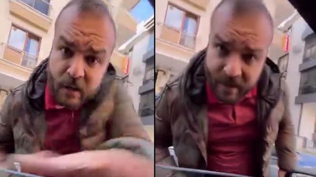 Avcılar'da ters yönden gelip, tartıştığı kişiye eşi ve bebeğinin yanında saldıran sürücü yakalandı