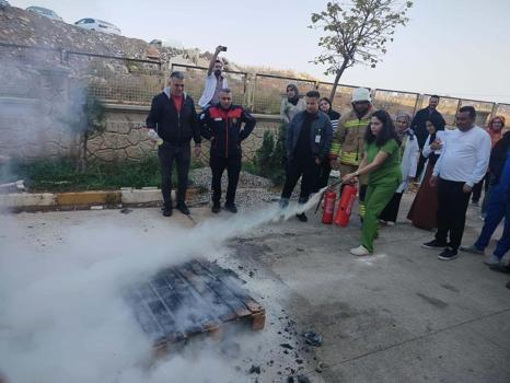 Reyhanlı Devlet Hastanesinde yangın tatbikatı