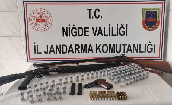 Niğde’de ruhsatsız silah operasyonu