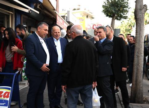 Başkan Demirçalı ve Başkan vekili Geçer, esnafla buluştu