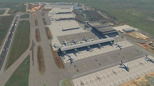 Brezilya'da pistteki bagaj yükleme aracında yangın çıktı