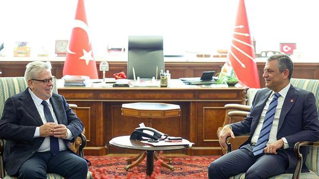 Özgür Özel, AP Raportörü Amor ile bir araya geldi