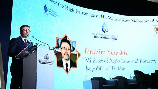 Tarım ve Orman Bakanı Yumaklı, Dünya Su Kongresi'ne katıldı