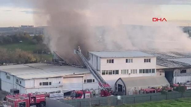 Tuzla'da fabrika yangını