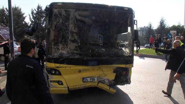 İstanbul - Börekçiye giren İETT otobüsünün şoförü: Fren tutmadı, gaz pedalının takılı kaldığını düşünüyorum