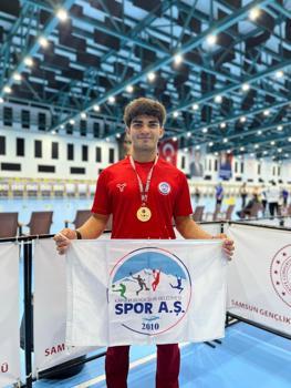 Büyükşehir Spor A.Ş. sporcusu Kutay, Türkiye şampiyonu oldu