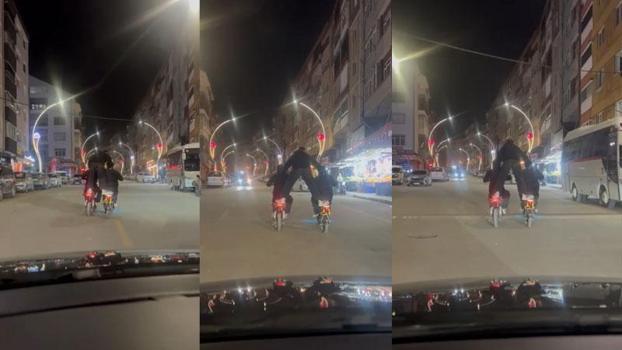 Elektrikli bisikletlerle tehlikeli yolculuk